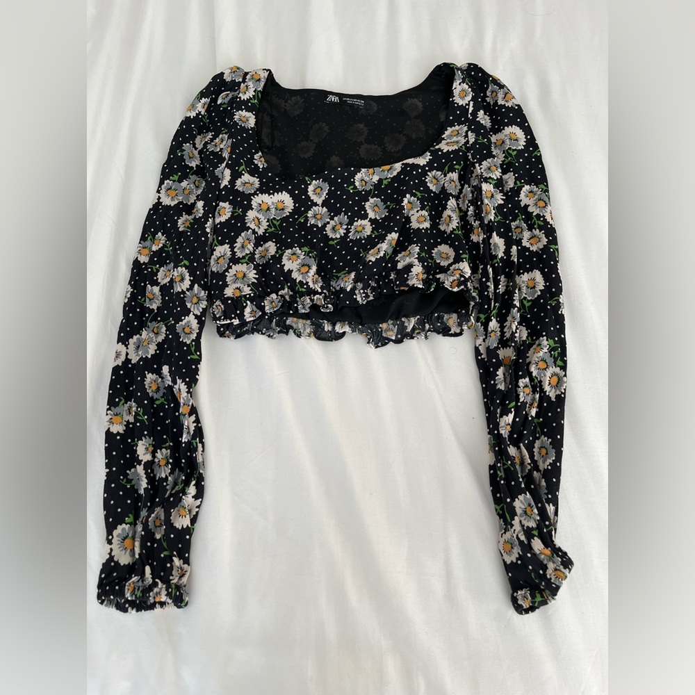 Zara cropped long sleeve
